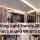 Ceiling Light Trends 2024: What's In and What's Out