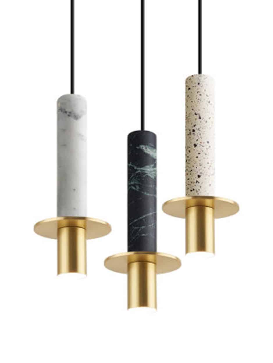 pendant light marble