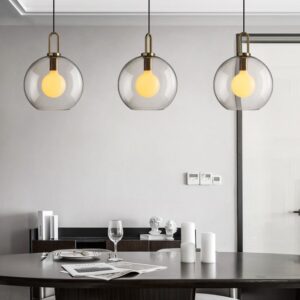 TORDIS U-loop Clear Glass Pendant Lamp