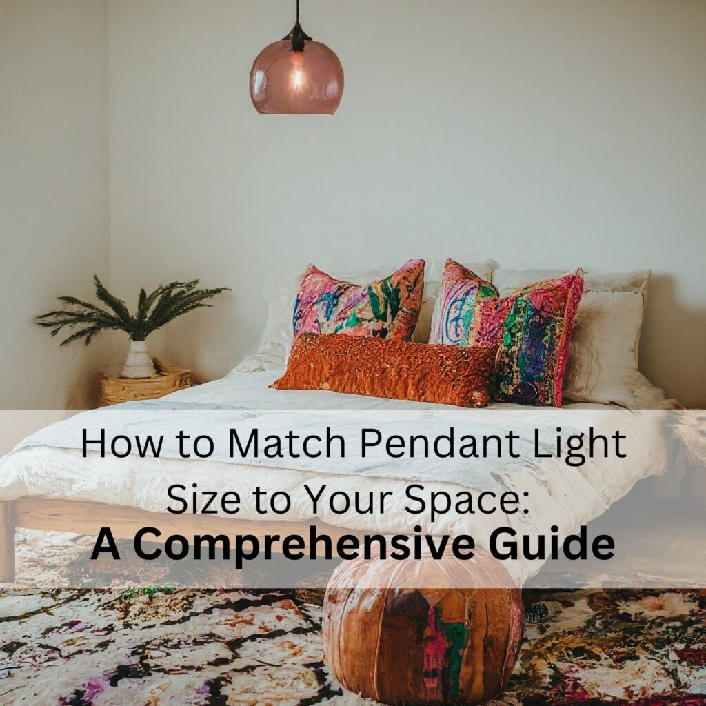 How to Match Pendant Light Size to Your Space A Comprehensive Guide