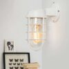 Mariniin Industrial Caged Wall Lamp - dorm caged wall lamp