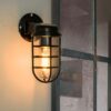 Mariniin Industrial Caged Wall Lamp - entrance caged wall lamp