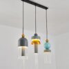 Sigrida Geometric Shades Pendant Light on rectangular plate