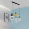 Sigrida Geometric Shades Pendant Light triple row