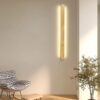 Absalomit Scandinavian Wooden Sleek Bar Wall Lamp - living room