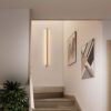 Absalomit Scandinavian Wooden Sleek Bar Wall Lamp - stairway wall