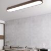 Ainoxel Wooden Flush Mount Ceiling Light - bedroom ceiling lamp