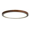 Amanrek Wooden Round Flush Mount Ceiling Light - round ceiling lamp