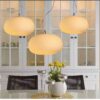 Asgeirka Glass Lantern Pendant Lamp - cafe glass pendant