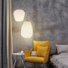 Asgeirka Glass Lantern Pendant Lamp - hotel room pendant