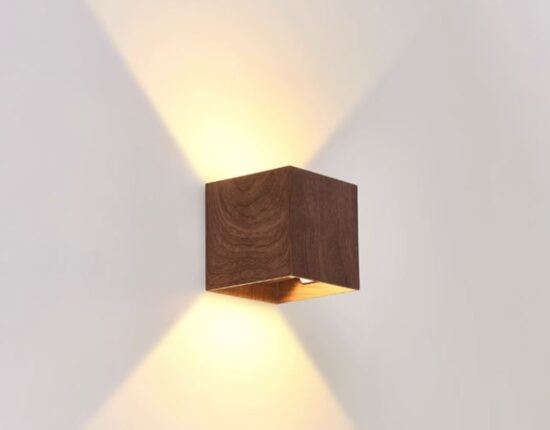 Cabanori Scandinavian Wooden Vibes Cube Wall Light