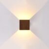 Cabanori Cube Wall Lamp - walnut wall lamp