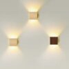 Cabanori Scandinavian Wooden Vibes Cube Wall Light