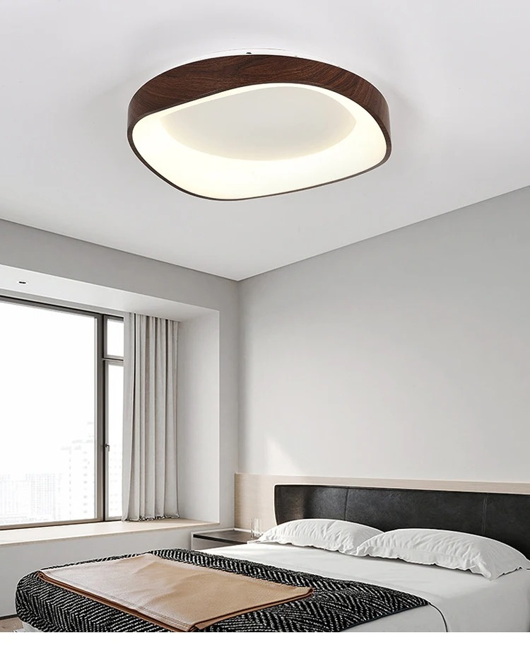 Ceciliar Modern Wavy Rectangular Ceiling Lamp - dorm ceiling lamp