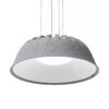 Crufarnha Felt Dome Pendant Lamp - grey felt pendant