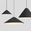 Dorothes Resin Single Head Pendant Lamp - black resin pendant light