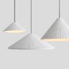 Dorothes Resin Single Head Pendant Lamp - white resin pendant light