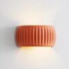 Elinind Twin Shine Grooves Wall Lamp - orange lamp