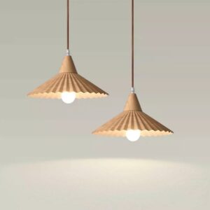 Elufva Wabi-Sabi Umbrella Shaped Pendant Light