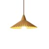 Elufva Wabi-Sabi Umbrella Shaped Pendant Light - brwon resin