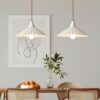 Elufva Wabi-Sabi Umbrella Shaped Pendant Light - kitchen island lamp