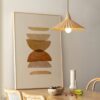 Elufva Wabi-Sabi Umbrella Shaped Pendant Light - kitchen pendant