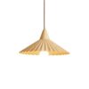 Elufva Wabi-Sabi Umbrella Shaped Pendant Light - yellow beige resin