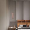 Frejre Minimalist Wood Long Tube Hanging Lamp - bedside pendant