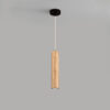 Frejre Minimalist Wood Long Tube Hanging Lamp - single head lamp