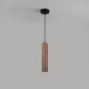 Frejre Minimalist Wood Long Tube Hanging Lamp - single head pendant