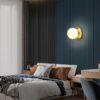 Glendurda Globe Ball Wall Lamp - bedroom wall lamp