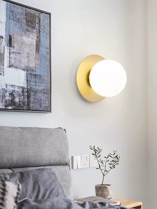 Glendurda Globe Ball Wall Lamp - living room wall lamp