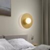 Ingvild Round Frosted Globe Wall Lamp - childern room lamp