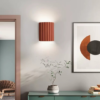 Jonsson Modern Coloured Grooves Wall Lamp - Hall-lights