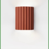 Jonsson Modern Coloured Grooves Wall Lamp - office-lights