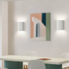 Jonsson Modern Coloured Grooves Wall Lamp - studyroom-lights