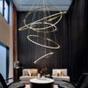 Laloopor Multiple Rings Pendant Light - waiting area - pendant lamp