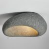 Luddegor EggShell Shape Ceiling Lamp - black ceiling lamp