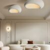 Luddegor EggShell Shape Ceiling Lamp - living area ceiling lamp