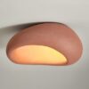 Luddegor EggShell Shape Ceiling Lamp - orange ceiling lamp