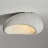 Luddegor EggShell Shape Ceiling Lamp - white ceiling lamp