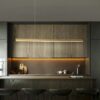 Majynda Slim Linear Pendant Lamp - cafe pendant lamp