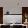 Majynda Slim Linear Pendant Lamp - dining room pendant lamp