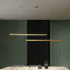 Majynda Slim Linear Pendant Lamp - office pendant lamp