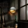 Mariniin Industrial Caged Wall Lamp - library wall lamp