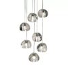 Norlick Lux Crystal Gems Modern Chandelier Lamp - office pendant