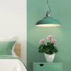 Osvoonar Industrial Pot-Lid Metal Pendant Light - bedside pendant