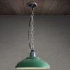 Osvoonar Industrial Pot-Lid Metal Pendant Light - hallway