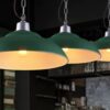 Osvoonar Industrial Pot-Lid Metal Pendant Light - hotel pendant