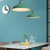 Osvoonar Industrial Pot-Lid Metal Pendant Light - kitchen lamp